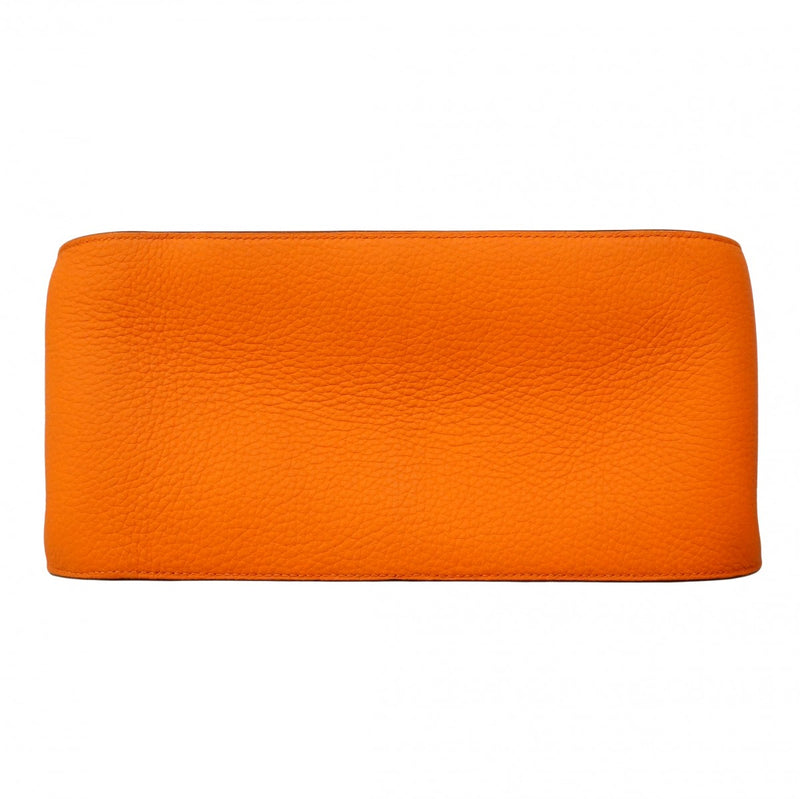【6ed4291】エルメス ショルダーバッグ ジプシエール34 トリヨンクレマンス オレンジ シルバー金具 □O刻印【中古】レディース