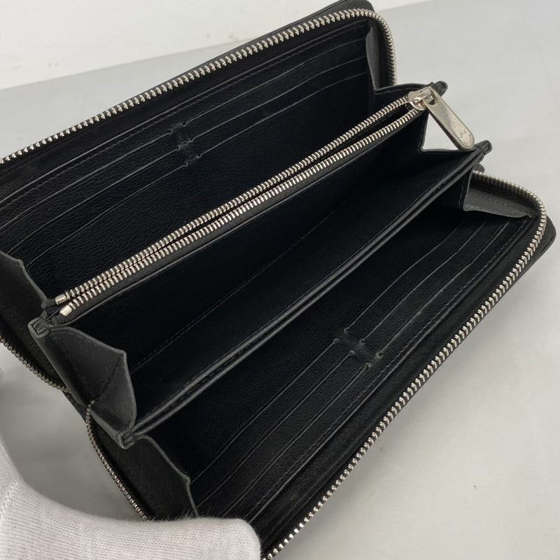 【6ed4326-k】ルイヴィトン 長財布 マヒナ ジッピーウォレット M61867 ノワール【中古】レディース
