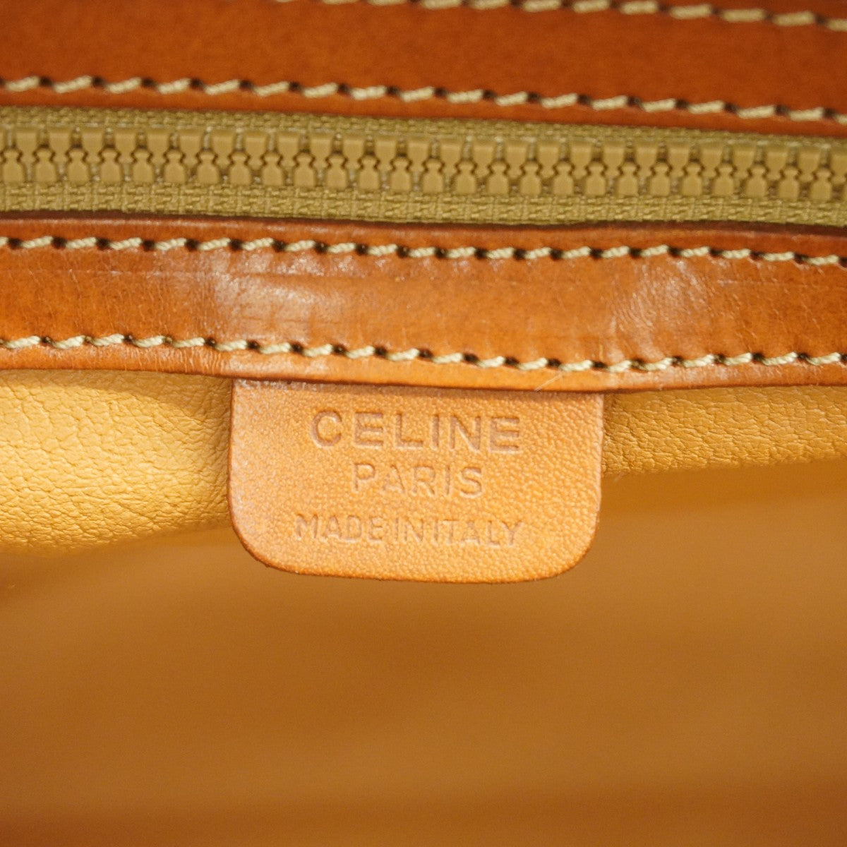 【6ed4349-k】セリーヌ ボストンバッグ マカダム PVC ブラウン ゴールド金具【中古】メンズ レディース ユニセックス