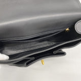 【6ed4422】カルティエ ショルダーバッグ パンテール レザー ブラック ゴールド金具【中古】レディース