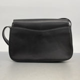 【6ed4422】カルティエ ショルダーバッグ パンテール レザー ブラック ゴールド金具【中古】レディース
