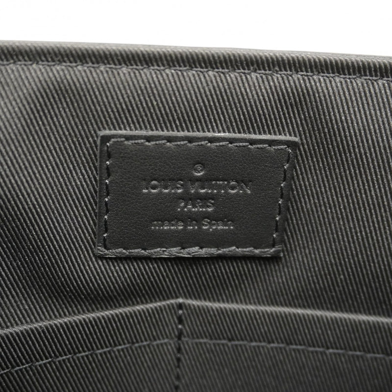 【6ed4443】ルイヴィトン ショルダーバッグ LVアエログラム テイクオフメッセンジャー M57080 ノワール【中古】メンズ
