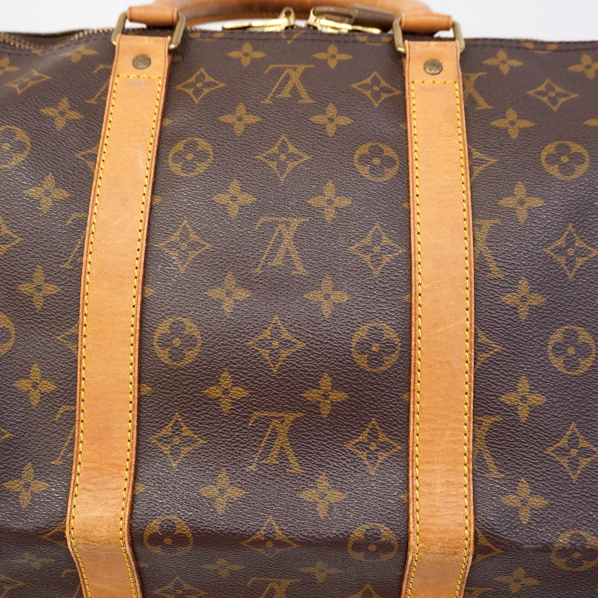 【6ed4549】ルイヴィトン ボストンバッグ モノグラム キーポル55 ブラウン ブラウン【中古】メンズ レディース ユニセックス
