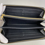 【6ed4602】ルイヴィトン 長財布 モノグラム・アンプラント ジッピーウォレット M60571 ノワール【中古】レディース