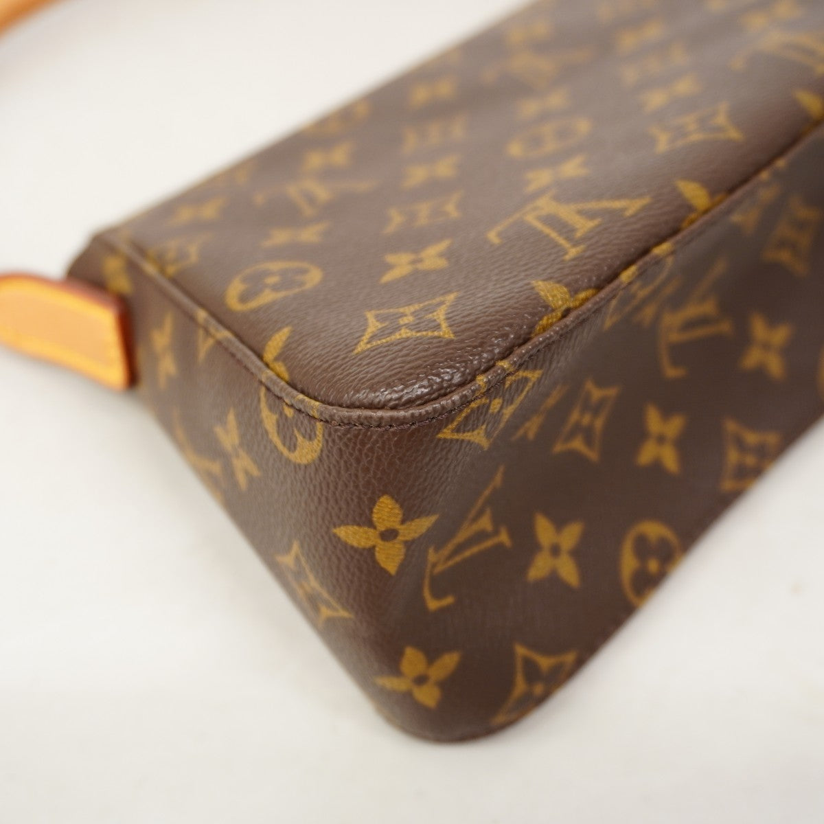 【6ed4609】ルイヴィトン ショルダーバッグ モノグラム ミニルーピング M51147 ブラウン【中古】レディース