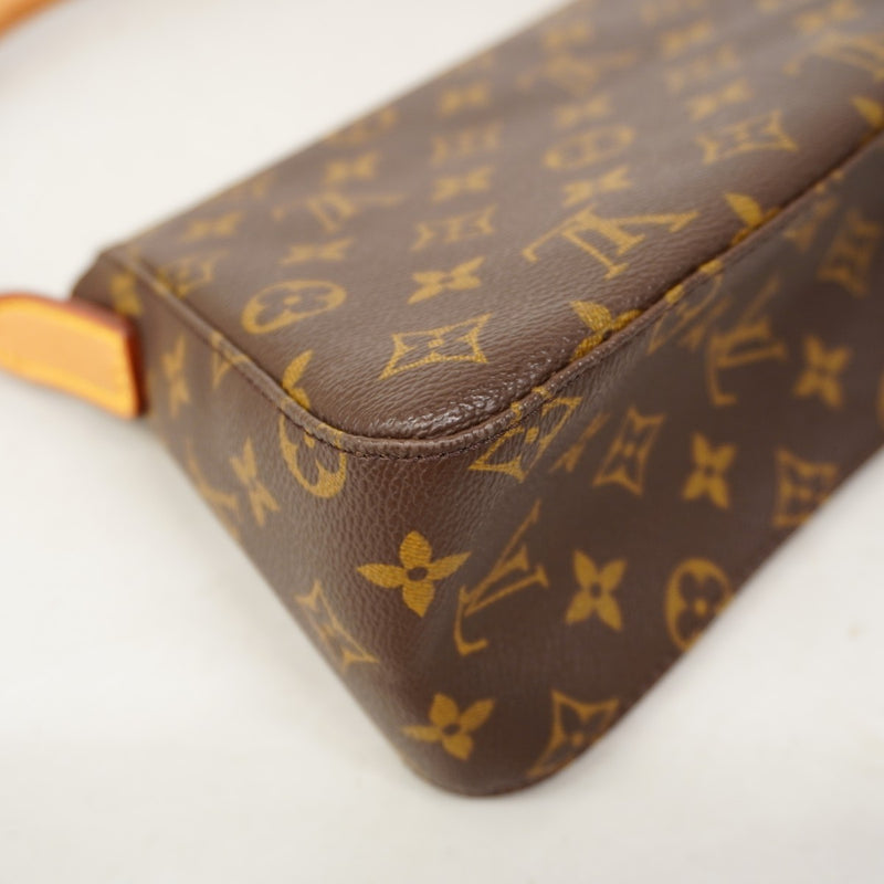 【6ed4609】ルイヴィトン ショルダーバッグ モノグラム ミニルーピング M51147 ブラウン【中古】レディース