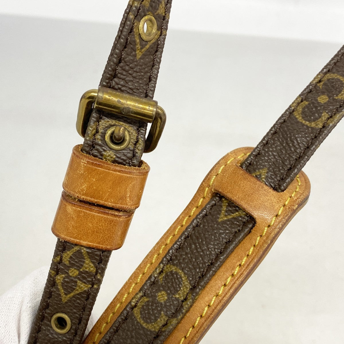 【6ed4625】ルイヴィトン ショルダーバッグ モノグラム ダヌーブ M45266 ブラウン【中古】レディース