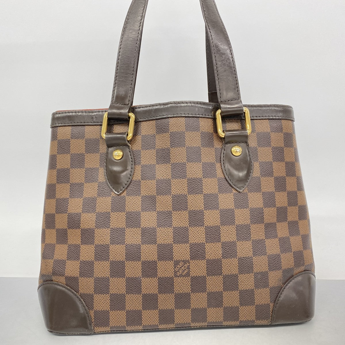 【6ed4631-h】ルイヴィトン トートバッグ ダミエ ハムステッドPM N51205 エベヌ【中古】レディース