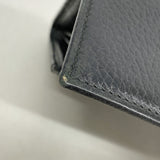【6ed4643】グッチ 長財布 GGマーモント 456116 レザー ブラック ゴールド金具【中古】レディース