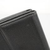 【6ed4777】シャネル 三つ折り財布 ココボタン レザー ブラック シャンパンゴールド金具【中古】レディース