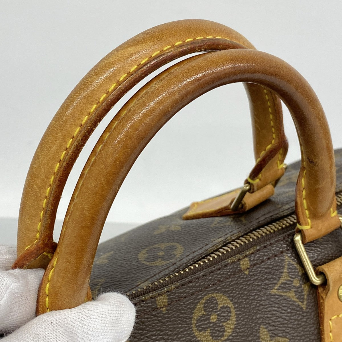 【6ed4801】ルイヴィトン ハンドバッグ モノグラム スピーディ30 M41108 ブラウン【中古】レディース