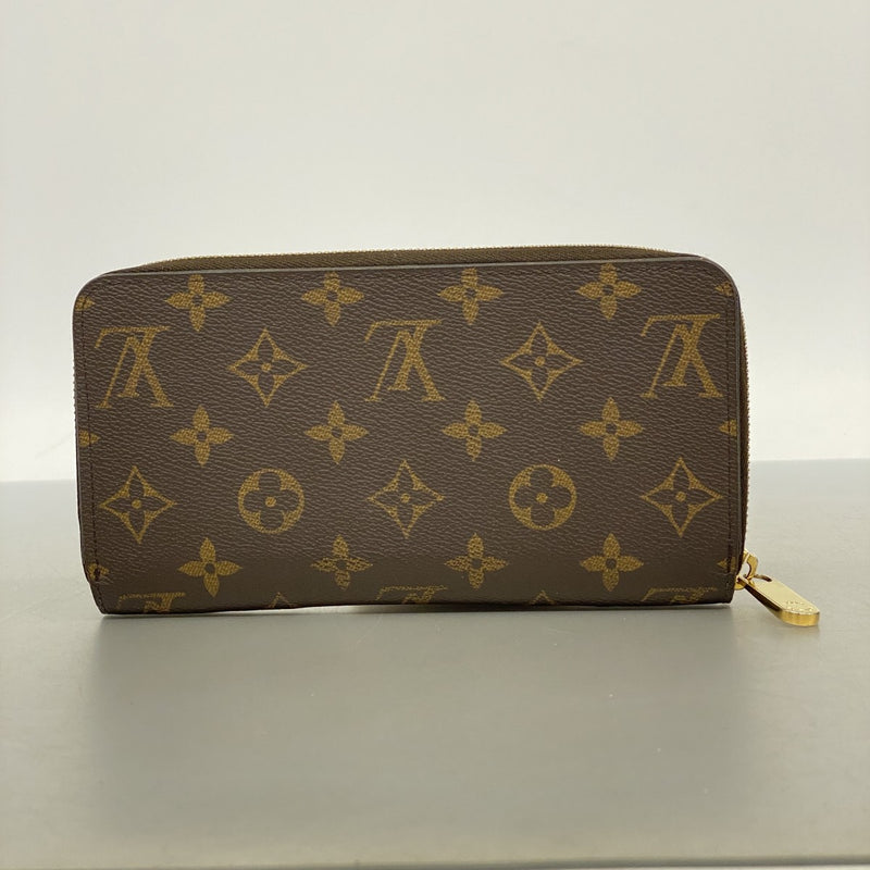 【6ee4892】ルイヴィトン 長財布 モノグラム ジッピーウォレット M41895 フューシャ【中古】レディース