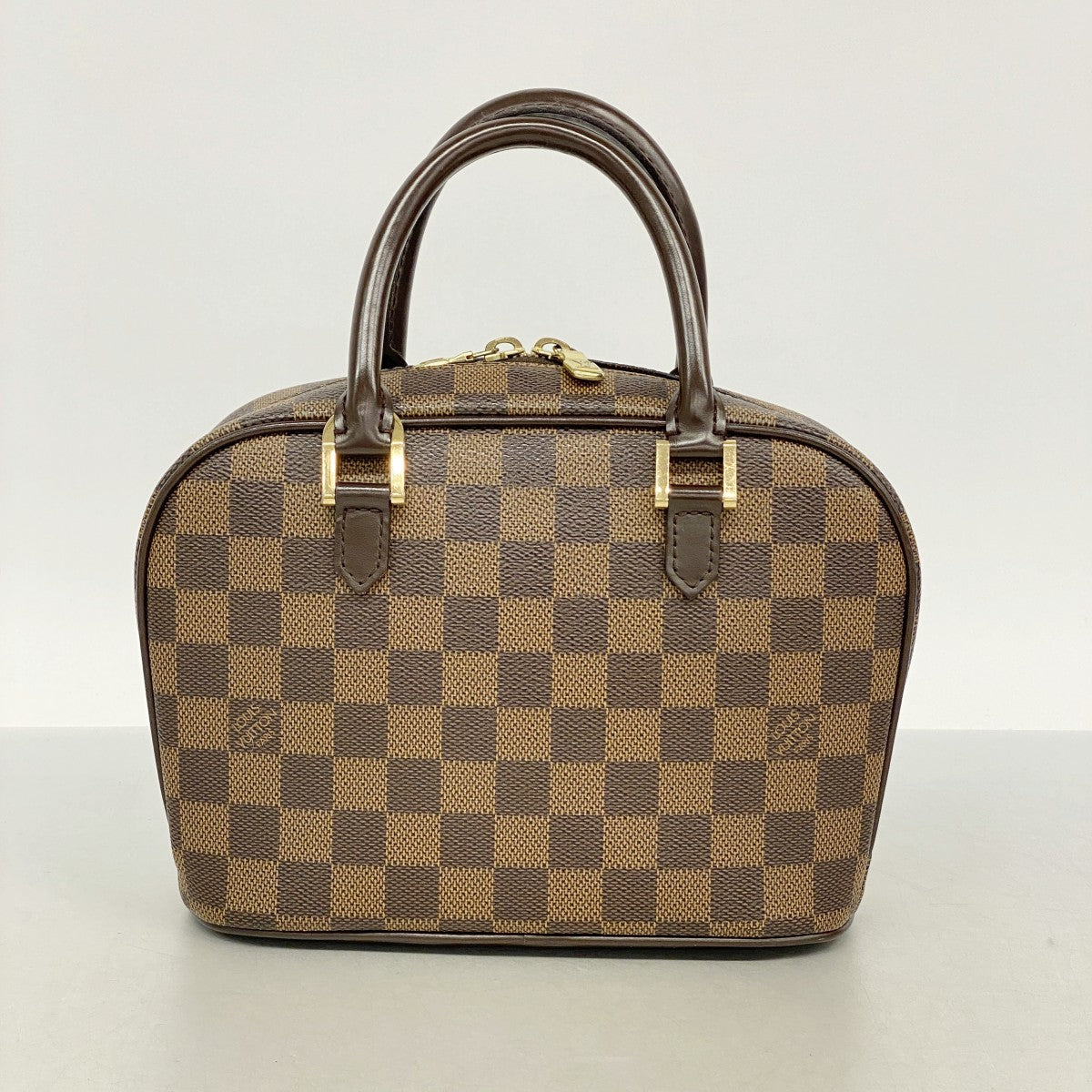 【6ee4904】ルイヴィトン ハンドバッグ ダミエ サリアミニ N51286 エベヌ【中古】レディース