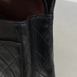 【6ee4982】シャネル ショルダーバッグ マトラッセ Wフラップ Wチェーン ラムスキン ブラック ゴールド金具【中古】レディース