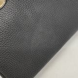 【6ee5090】クリスチャンディオール ハンドバッグ ディオリッシモ レザー ブラック シャンパンゴールド金具【中古】レディース