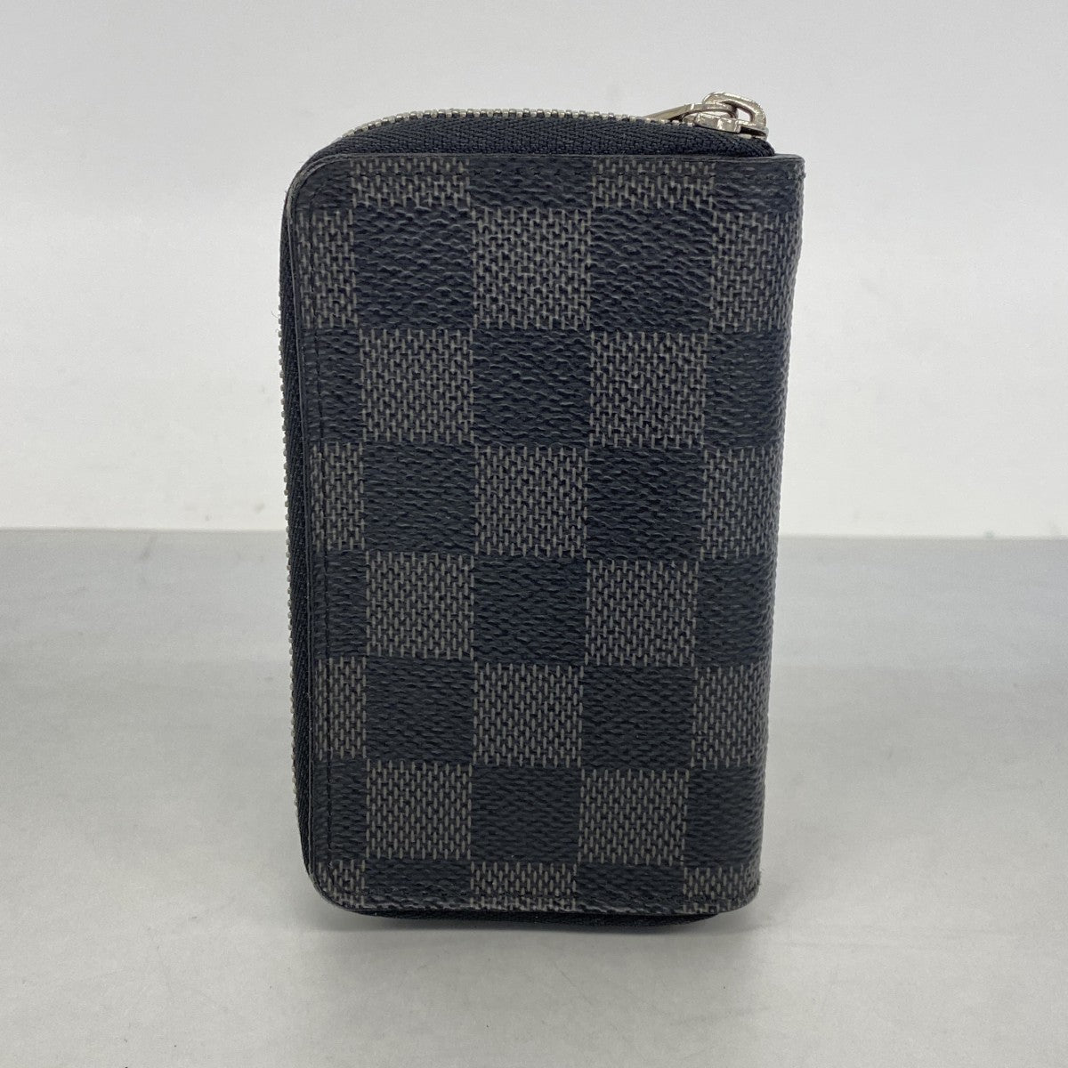 【6ee5166】ルイヴィトン コインケース ダミエ・グラフィット ジッピーコインパース N63076 ブラック グレー【中古】メンズ