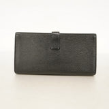【6ee5197】エルメス 長財布 ベアンスフレ シェブルミゾル ブラック ゴールド金具 U刻印【中古】メンズ レディース ユニセックス
