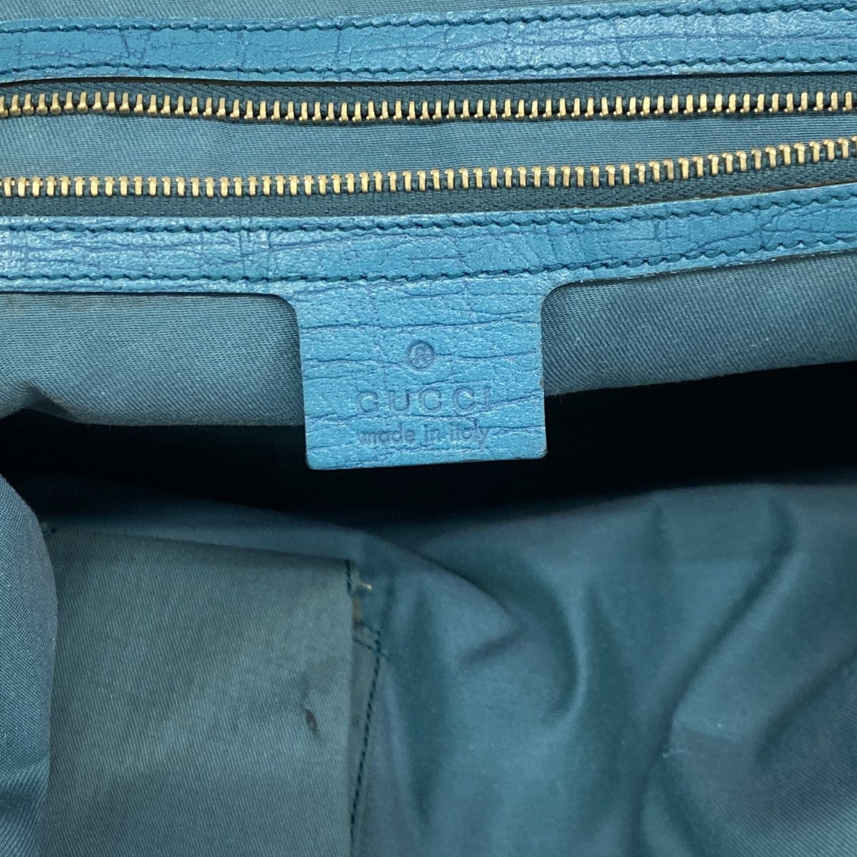 【6ee5231-k】グッチ トートバッグ GGキャンバス 137396 キャンバス ベージュ ブルー シャンパンゴールド金具【中古】レディース