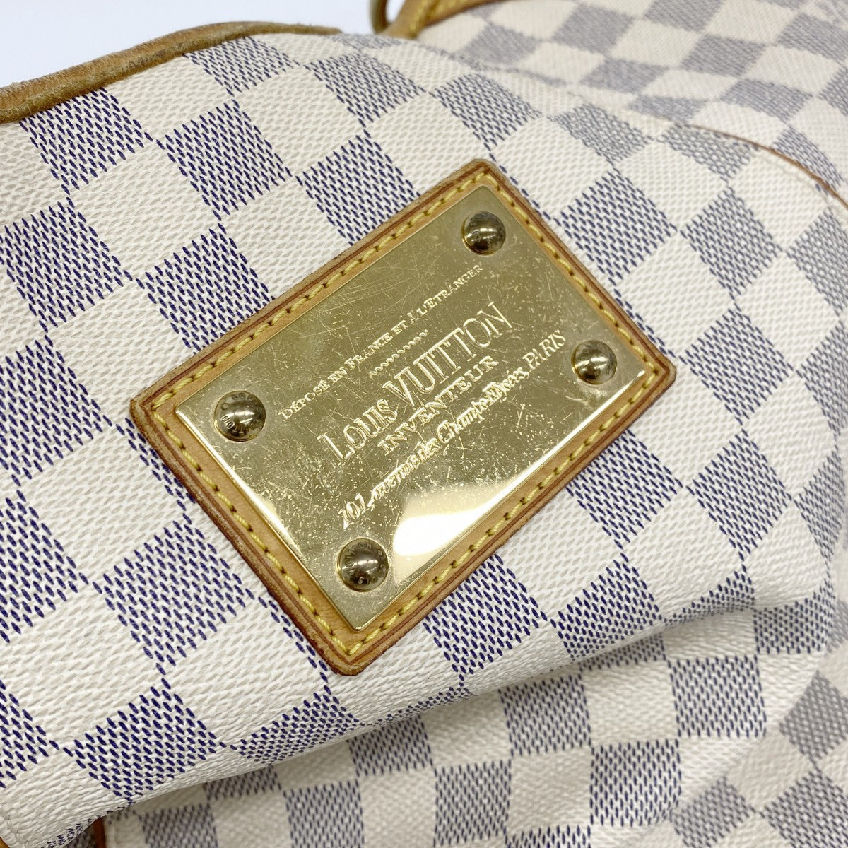 【6ee5243】ルイヴィトン ショルダーバッグ ダミエ・アズール ガリエラPM N55215 ホワイト【中古】レディース