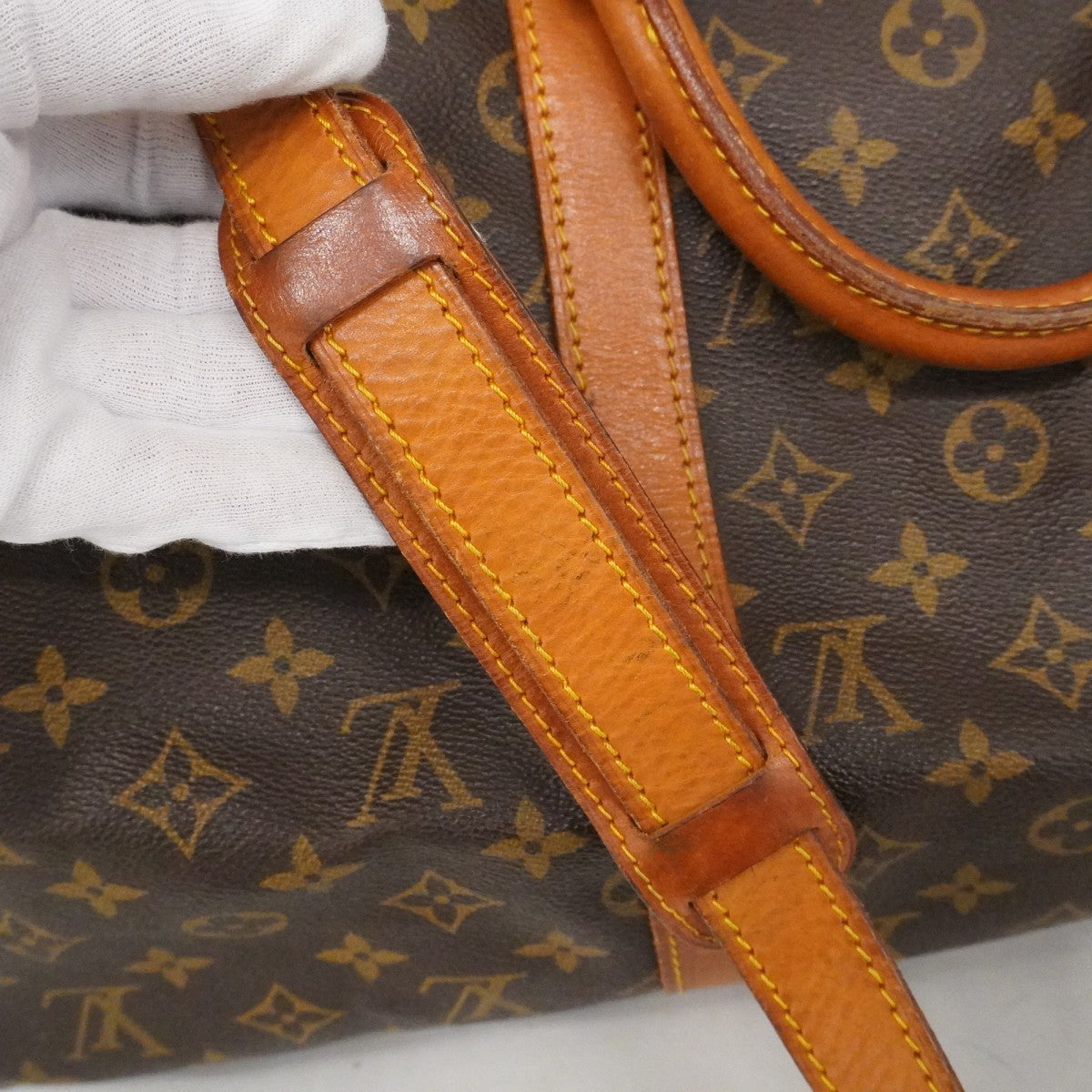 【6ee5324】ルイヴィトン ボストンバッグ モノグラム キーポルバンドリエール50 M41416 ブラウン【中古】メンズ レディース ユニセックス