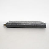 【6ee5331】ルイヴィトン 長財布 モノグラム・アンプラント ポルトフォイユクレマンス M60171 ノワール【中古】レディース