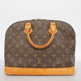 【6ee5363-h】ルイヴィトン ハンドバッグ モノグラム アルマ M51130 ブラウン【中古】レディース