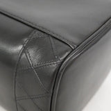 【6ee5375】シャネル バニティバッグ ビコローレ ラムスキン ブラック ゴールド金具【中古】レディース
