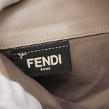 【6ee5379】フェンディ 長財布 レザー グレージュ ゴールド金具【中古】レディース