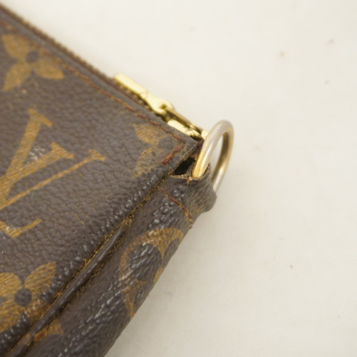 【6ee5388】ルイヴィトン ポーチ モノグラム ポシェットアクセソワール M51980 ブラウン【中古】レディース
