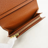 【6ee5481】ルイヴィトン 財布 モノグラム ポルトモネビエトレゾール M61730 ブラウン【中古】レディース