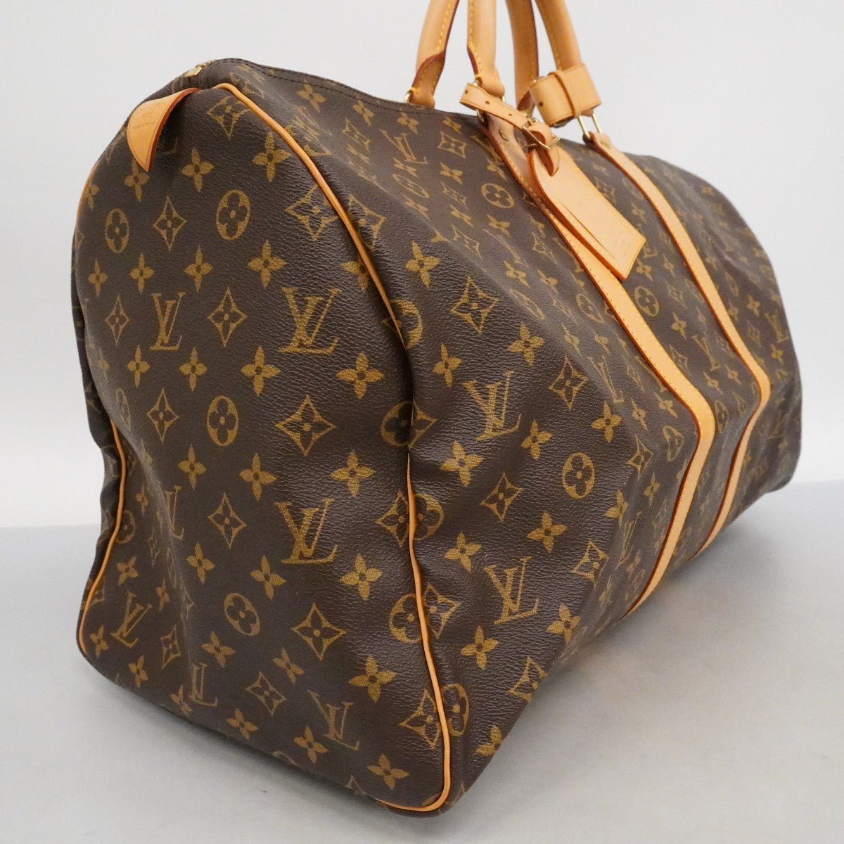【6ee5482】ルイヴィトン ボストンバッグ モノグラム キーポル55 M41424 ブラウン【中古】メンズ レディース ユニセックス