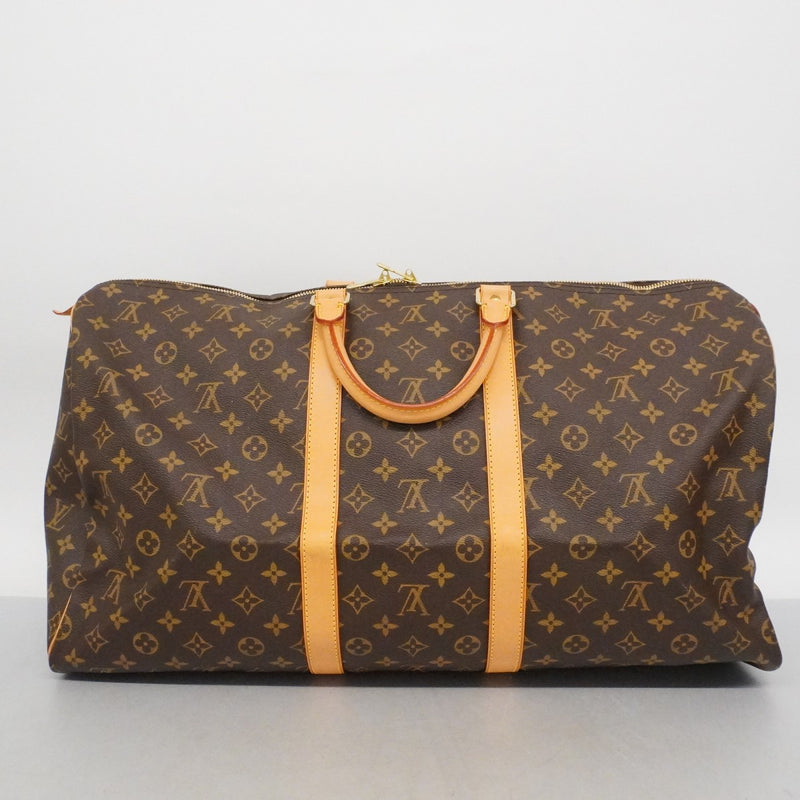 【6ee5482】ルイヴィトン ボストンバッグ モノグラム キーポル55 M41424 ブラウン【中古】メンズ レディース ユニセックス