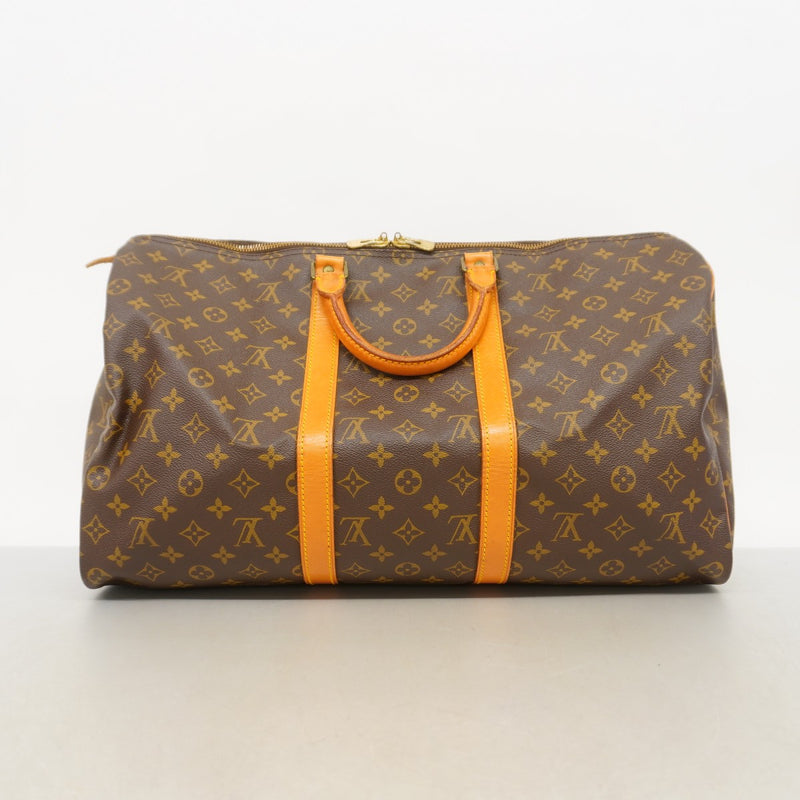 【6ee5512】ルイヴィトン ボストンバッグ モノグラム キーポル50 M41426 ブラウン【中古】メンズ レディース ユニセックス