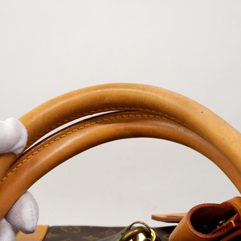 【6ee5545】ルイヴィトン ボストンバッグ モノグラム キーポルバンドリエール60 M41412 ブラウン【中古】メンズ レディース ユニセックス