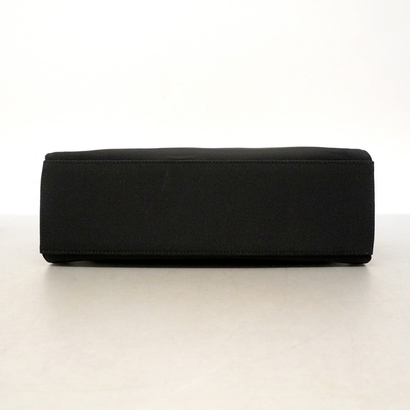 【6ee5575-k】グッチ ハンドバッグ バンブー 002 1016 ナイロン ブラック シルバー金具【中古】レディース