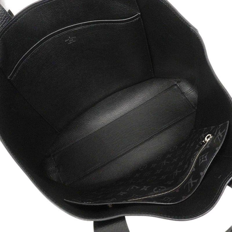 【6ee5581】ルイヴィトン トートバッグ トリヨン カバヴォワヤージュNV M52817 ブラック【中古】メンズ