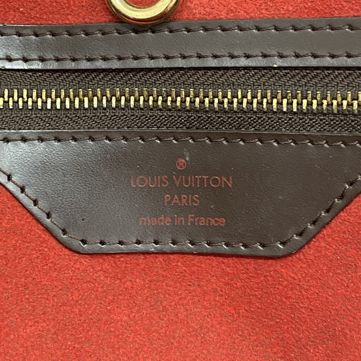 【6ee5602】ルイヴィトン トートバッグ ダミエ ハムステッドMM N51204 エベヌ【中古】レディース