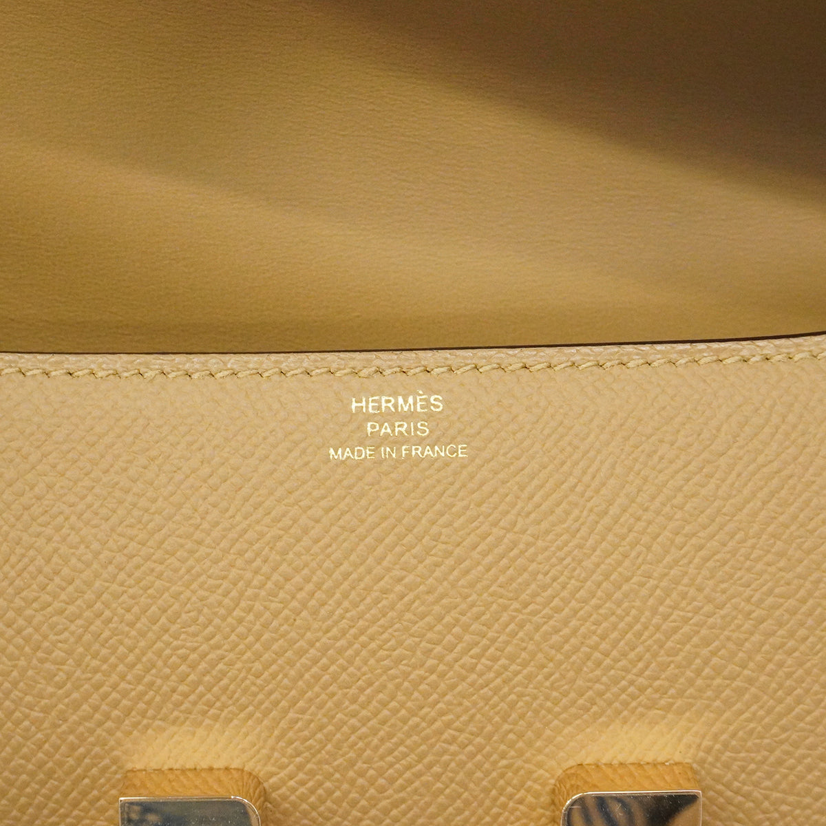 【6ee5669】エルメス ショルダーバッグ コンスタンスエラン ヴォーエプソン チャイ ゴールド金具 G刻印【中古】レディース