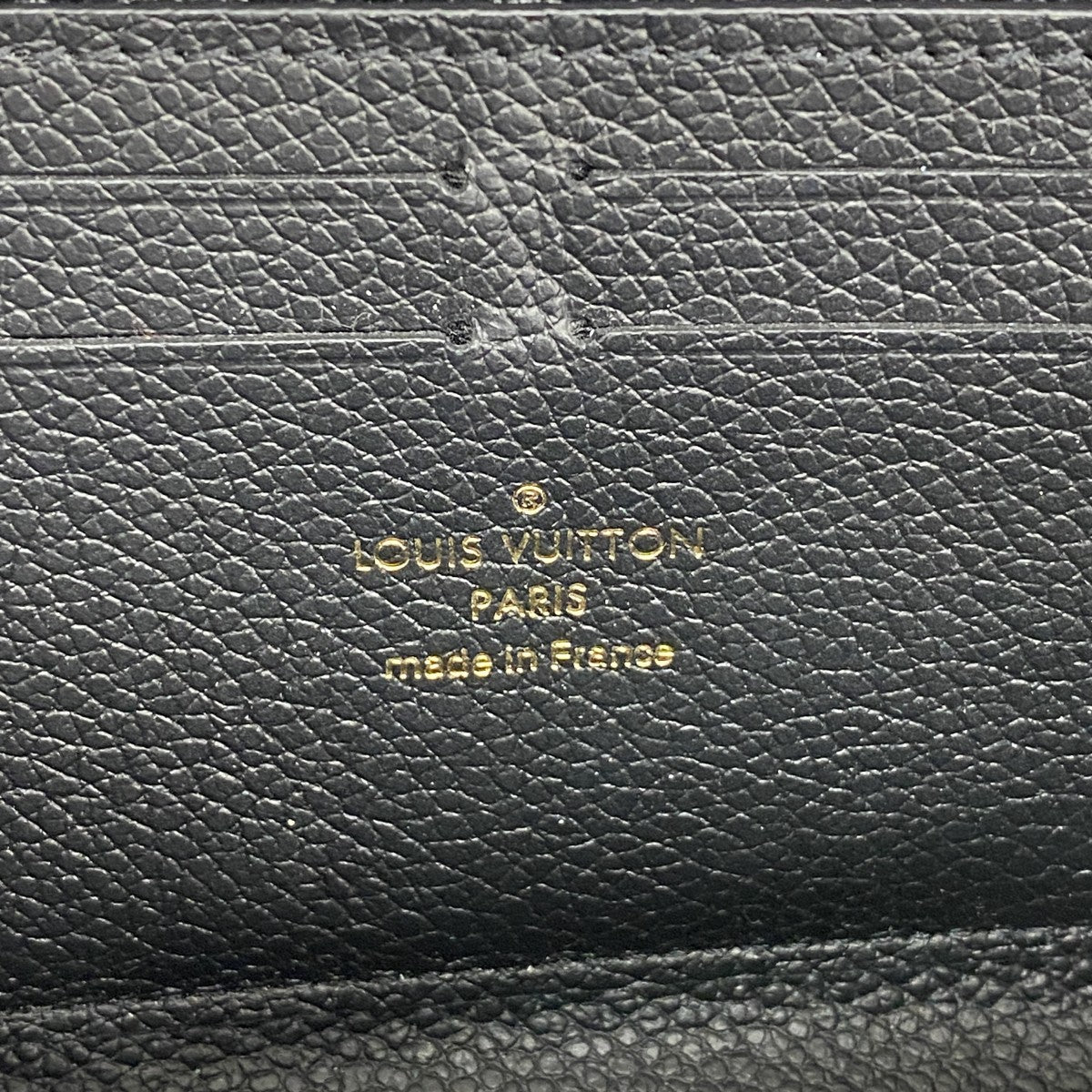 【6ee5711-k】ルイヴィトン 長財布 モノグラム・アンプラント ポルトフォイユクレマンス M60171 ノワール【中古】レディース