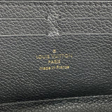 【6ee5711-k】ルイヴィトン 長財布 モノグラム・アンプラント ポルトフォイユクレマンス M60171 ノワール【中古】レディース