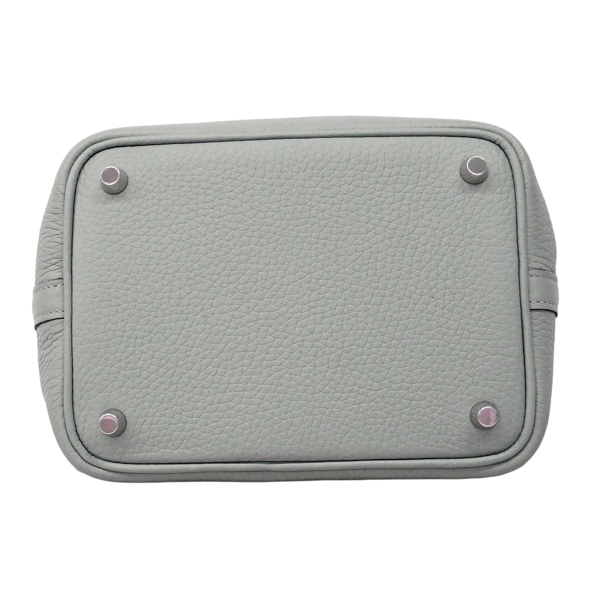 【6ee5725】エルメス ハンドバッグ ピコタンロックPM トリヨンクレマンス ブルーペール シルバー金具 K刻印【中古】レディース