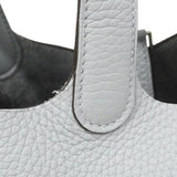 【6ee5725】エルメス ハンドバッグ ピコタンロックPM トリヨンクレマンス ブルーペール シルバー金具 K刻印【中古】レディース