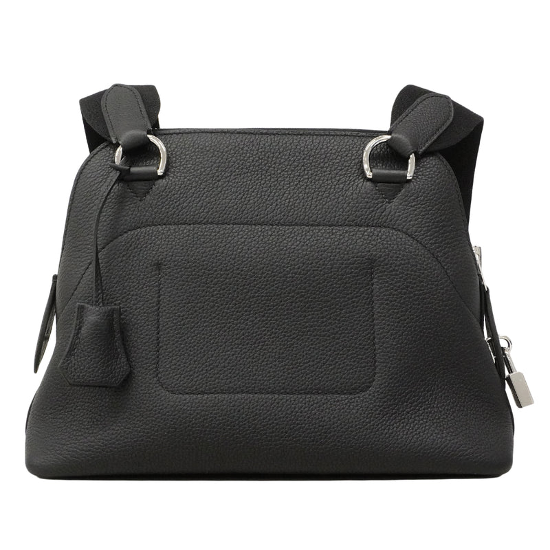 【6ee5726】エルメス ショルダーバッグ ボリードメッセンジャー トゴ ブラック シルバー金具 G刻印【中古】メンズ レディース ユニセックス