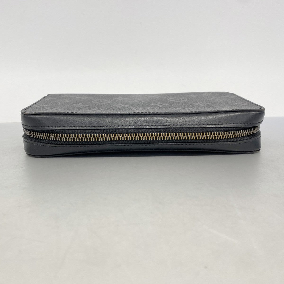 【6ee5744-k】ルイヴィトン 長財布 モノグラム・エクリプス ジッピーXL M61698 ブラック グレー【中古】メンズ