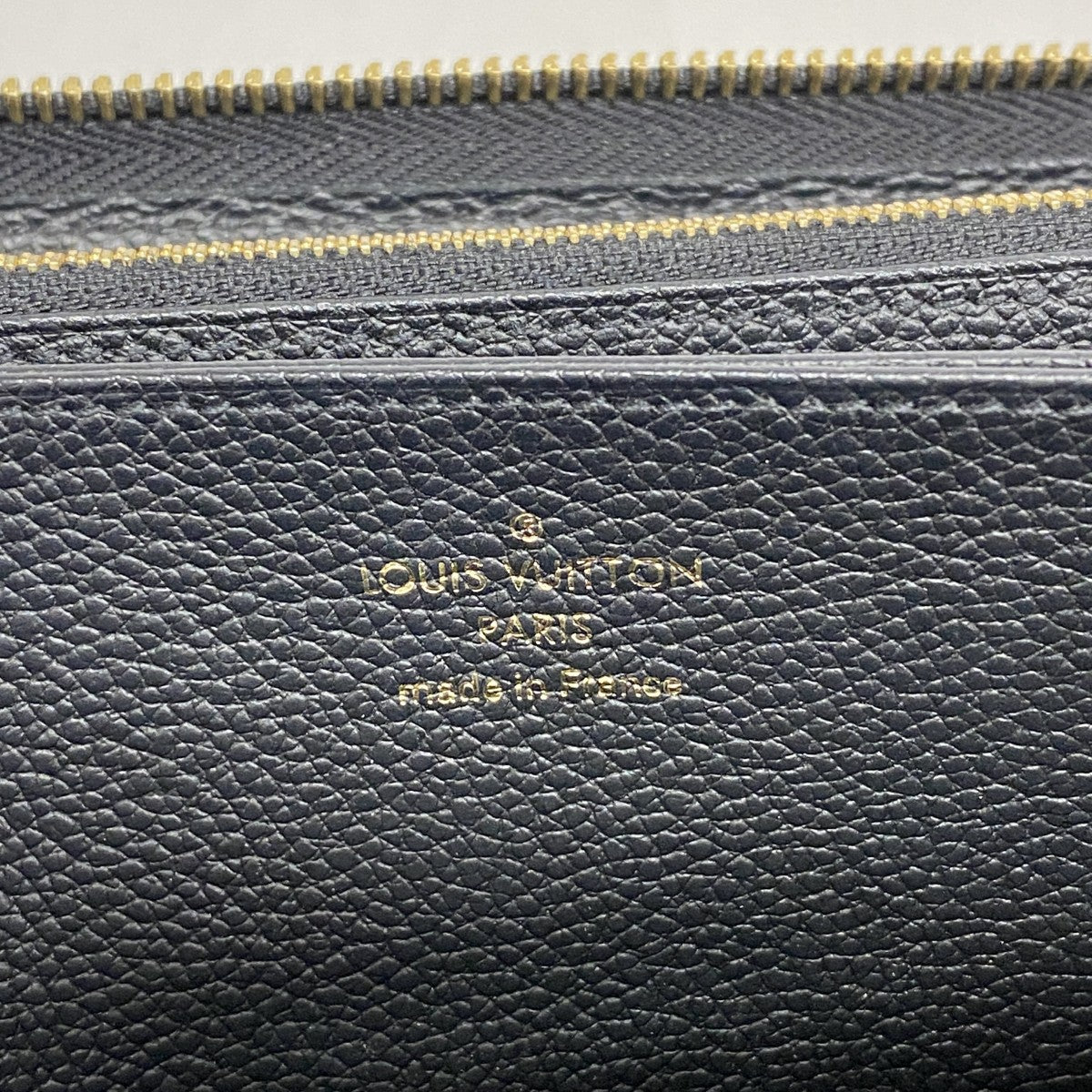 【6ee5751-k】ルイヴィトン 長財布 モノグラム・アンプラント ジッピーウォレット M61864 ノワール【中古】レディース