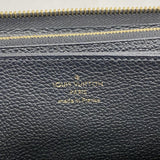 【6ee5751-k】ルイヴィトン 長財布 モノグラム・アンプラント ジッピーウォレット M61864 ノワール【中古】レディース