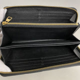 【6ee5751-k】ルイヴィトン 長財布 モノグラム・アンプラント ジッピーウォレット M61864 ノワール【中古】レディース