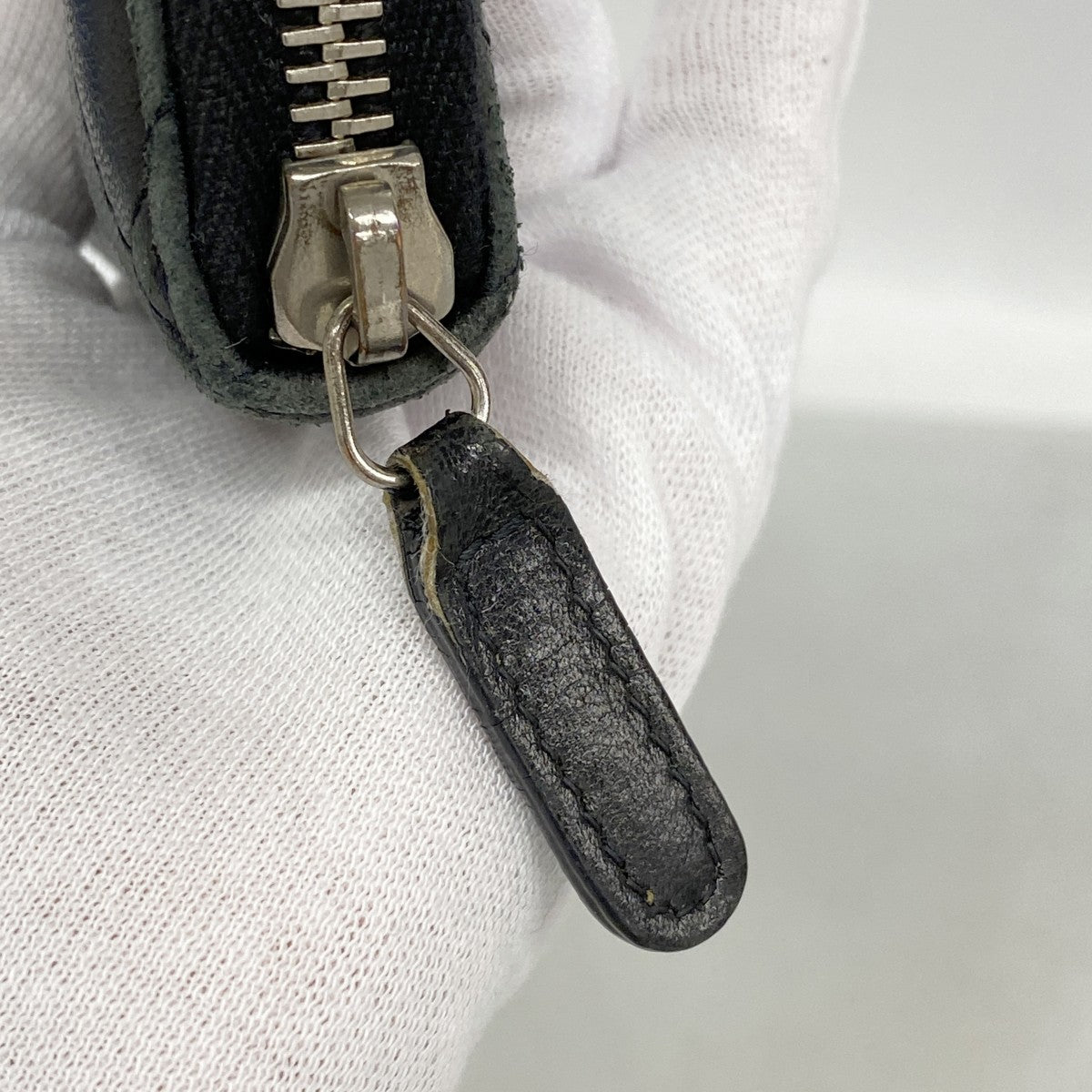 【6ee5752-k】シャネル 長財布 マトラッセ ラムスキン ブラック シルバー金具【中古】レディース