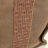 【6ee5757-k】エルメス ハンドバッグ エールラインPM キャンバス ブラウン シルバー金具【中古】メンズ レディース ユニセックス