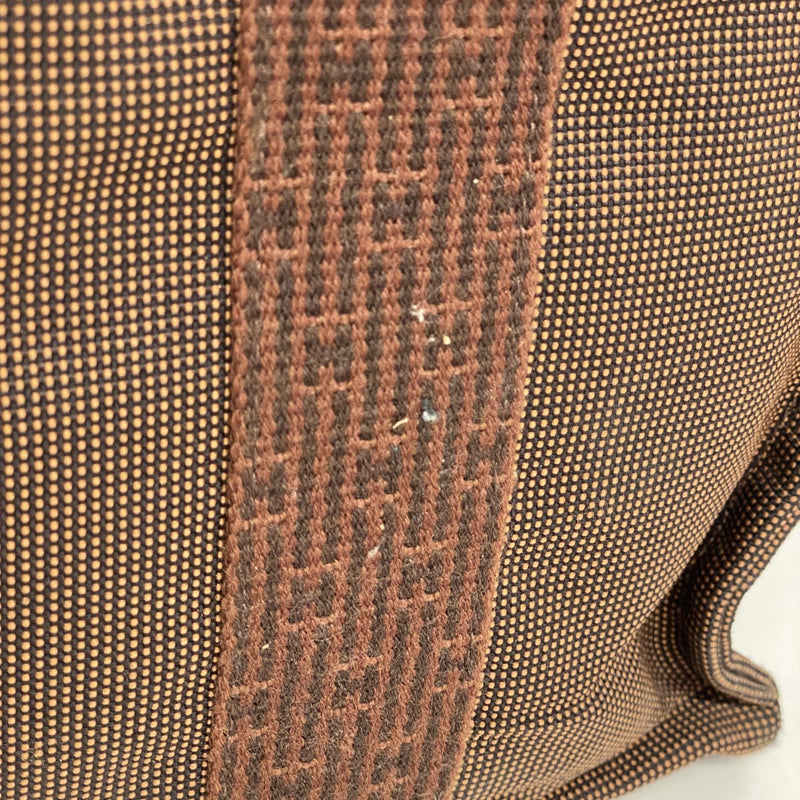 【6ee5757-k】エルメス ハンドバッグ エールラインPM キャンバス ブラウン シルバー金具【中古】メンズ レディース ユニセックス